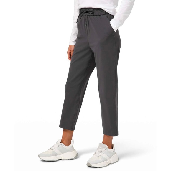 lululemon athletica Pants - Lululemon Keep Moving Pant 23" High-Rise Grey Luxtreme Sz 8